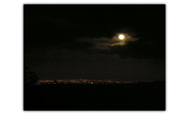 Moonrise Over Silicon Valley